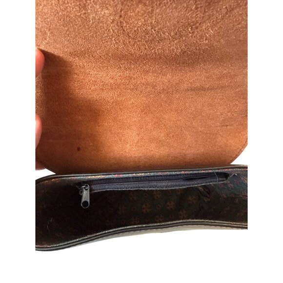 Polo by Ralph Lauren Brown and Black Crossbody Bag - Picture 8 of 12